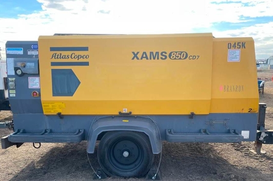 노란색 195 Kw 휴대용 압축기 XAMS850Cd, 휴대용 디자인