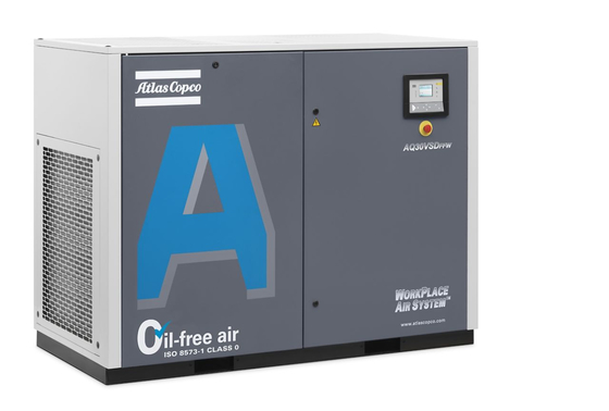 30kW 기름 없는 아틀라스 나사 공기 압축기 AQ-30 VSD 72dB 소음 수준