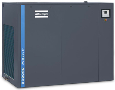 공기 냉각 직접 드라이브 45KW/60HP 오일 무료 나사 공기 압축기 AQ45VSD 오일 함량 0 Ppm