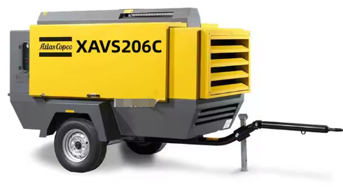산업용 휴대용 압축기 XAVS206C 자동 종료 및 12.5 M3/min FAD