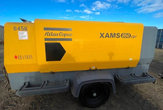 강력한 휴대용 압축기 XAMS850Cd 3100 kg 및 FAD 24.2 M3/min 중량 용량 애플리케이션