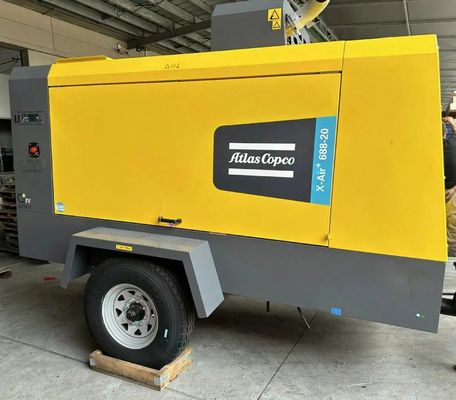 X-AIR+ 688-20 엔진 모델 B6.7CS4 이동 성능을 위한 노란색 휴대용 압축기