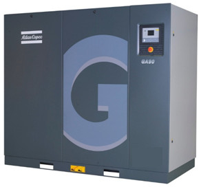 오일 주입 아틀라스 나사 공기 압축기 GA 45 Vsd 45kw 알루미늄 합금 물질