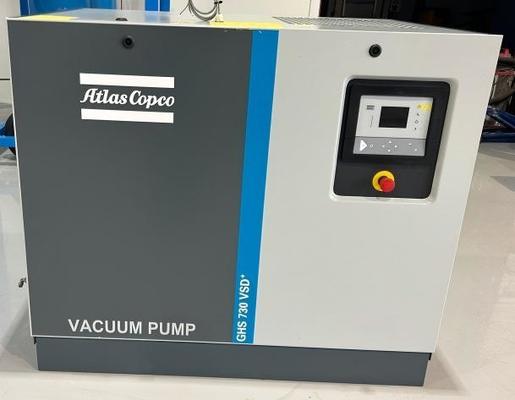 산업용 AC 진공 펌프 GHS 730 VSD + 11 KW 샤프트 전력 및 낮은 소음 수준 51-73 DB A